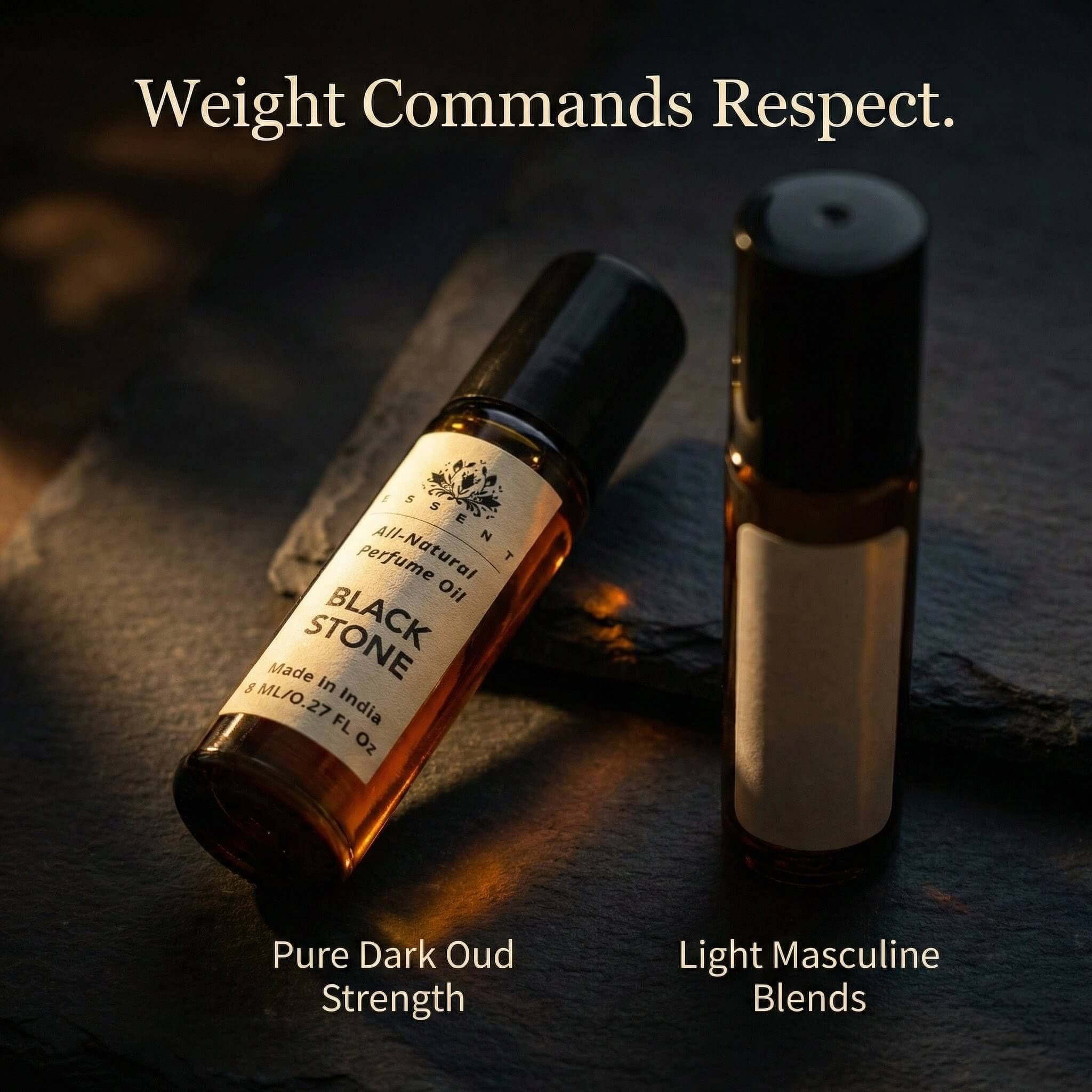 Essent Black Stone Roll-On Attar/ Perfume Oil