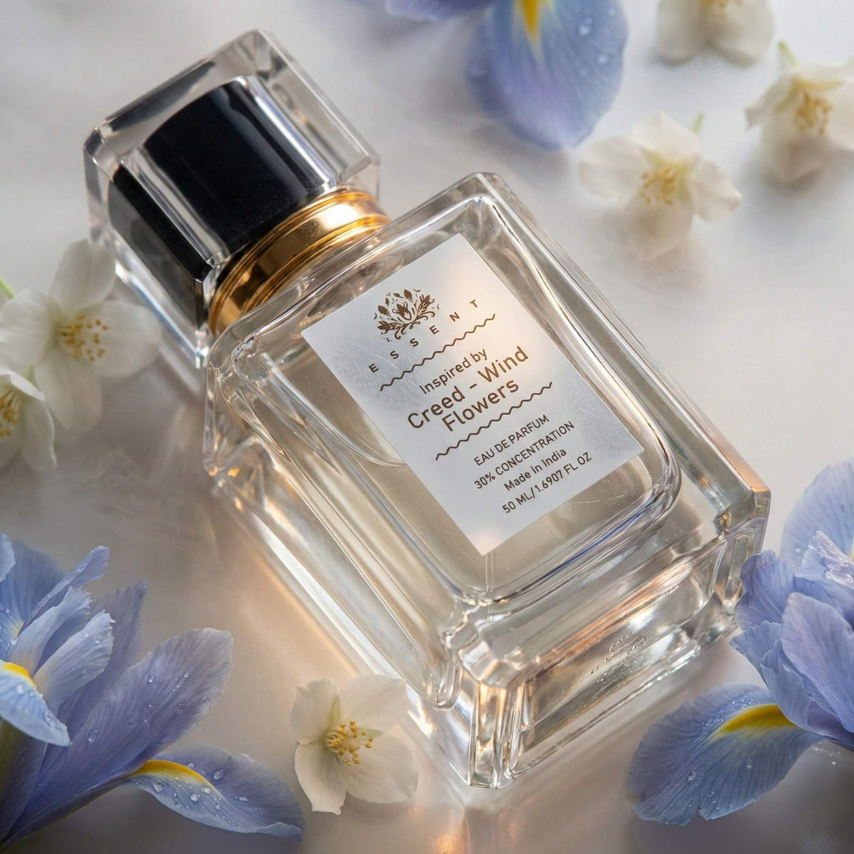 Essent Wind Flowers 100 ml eau de parfum bottle — floral, view 4