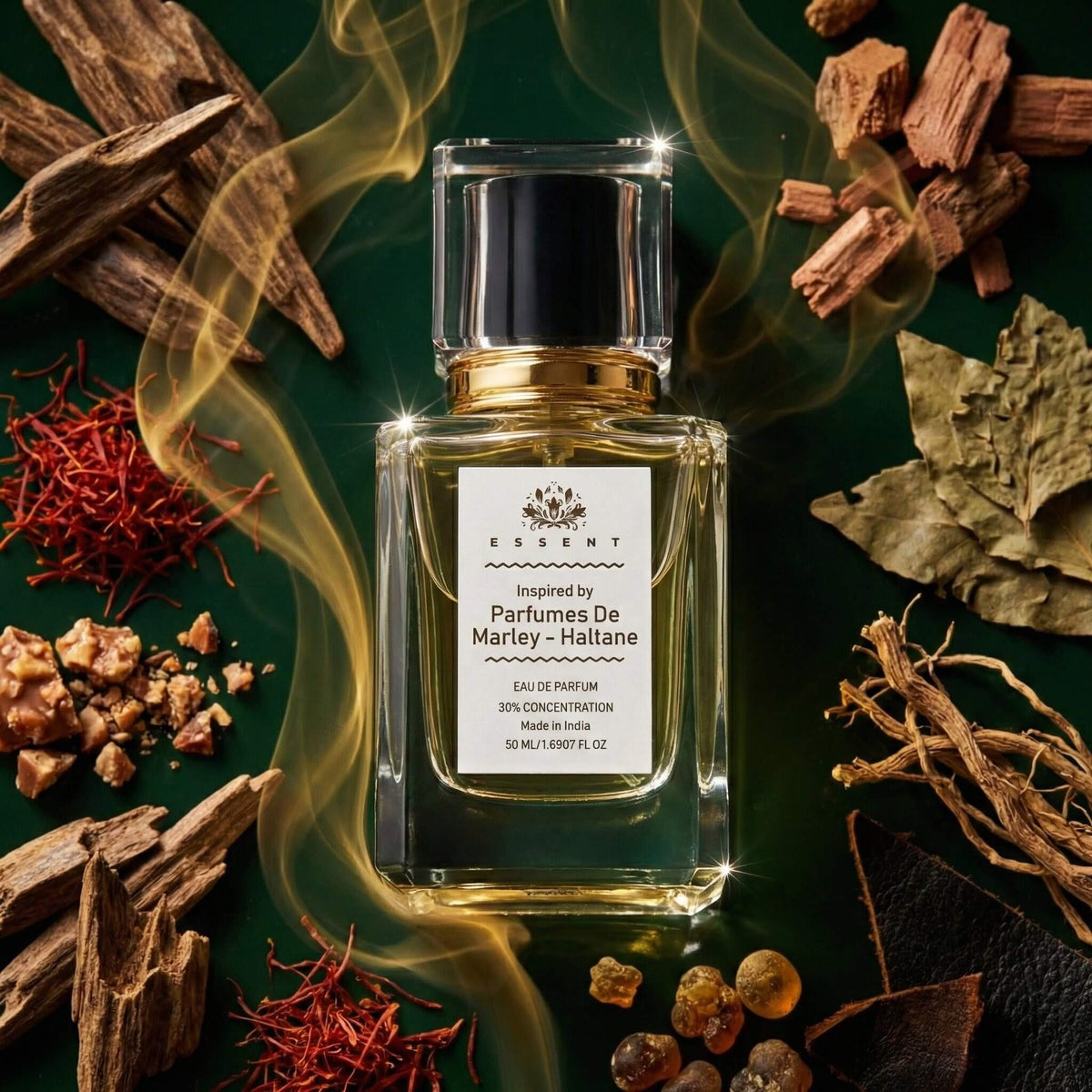 Essent Haltane 100 ml eau de parfum bottle — oud & amber, view 5