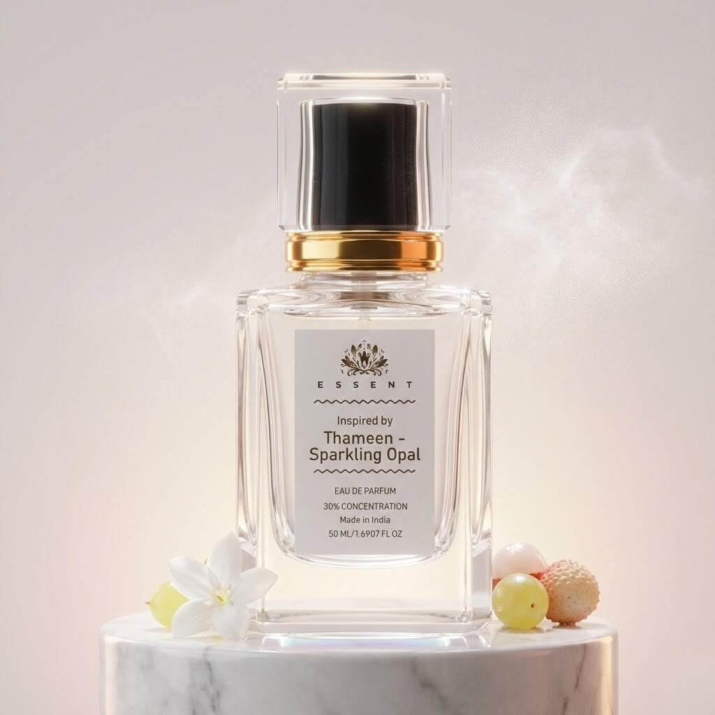 Essent Sparkling Opal 100 ml eau de parfum bottle — rose oriental