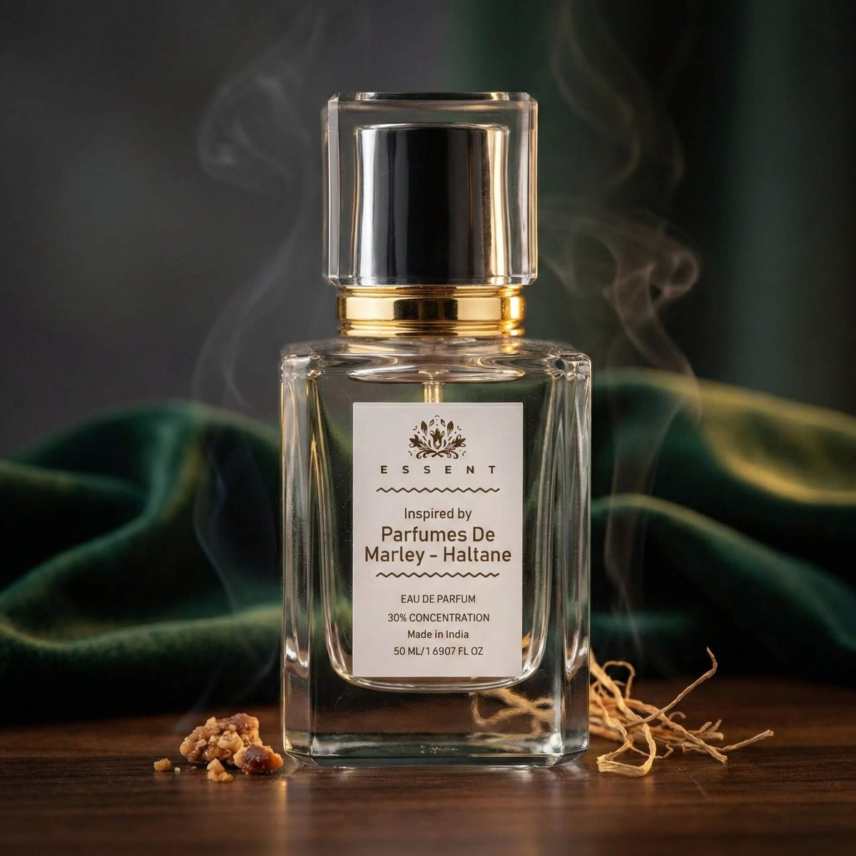 Essent Haltane 100 ml eau de parfum bottle — oud & amber, view 2