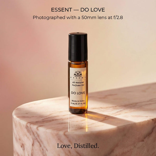 Essent Do Love 8 ml roll-on attar bottle — rose oriental