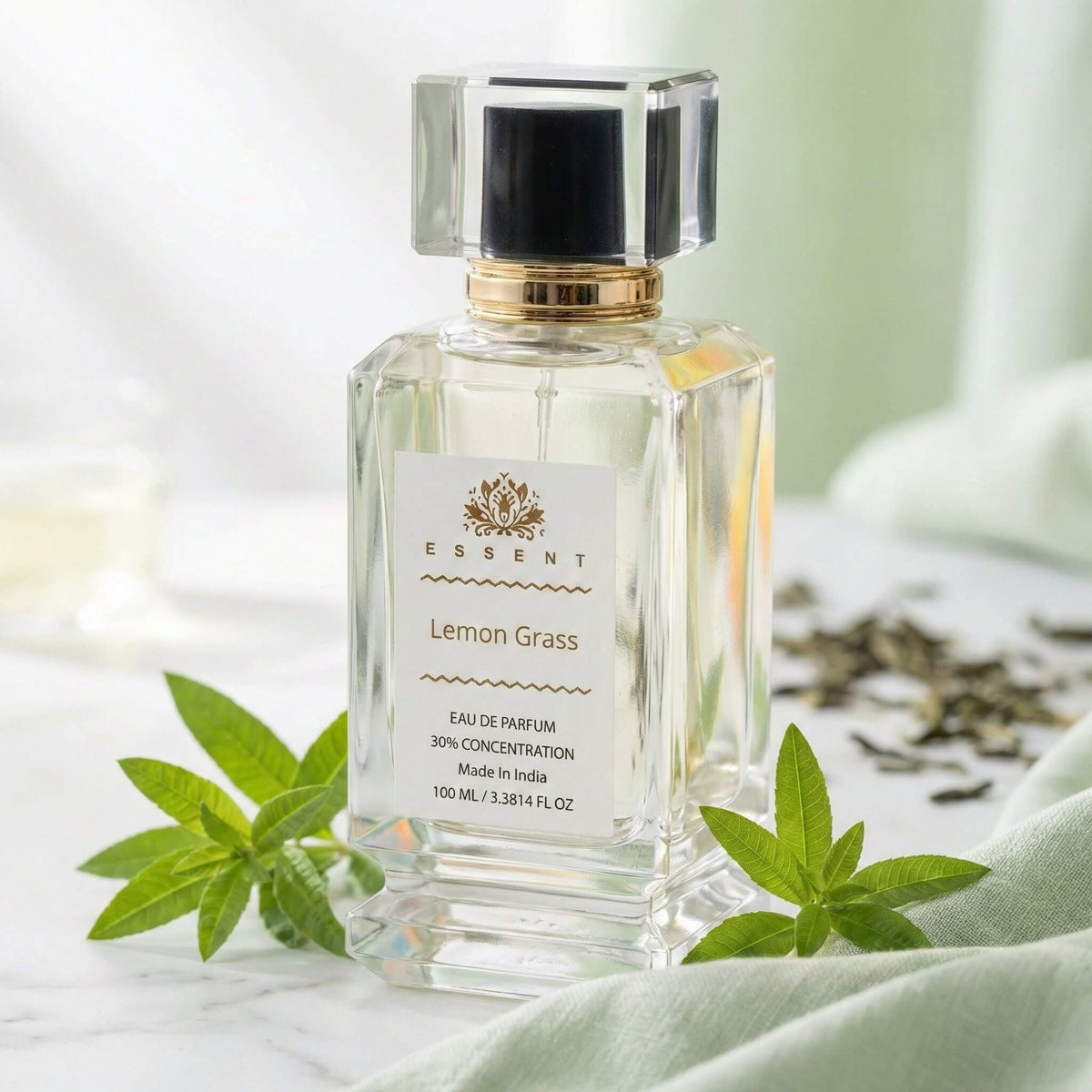 Essent Lemon Grass 30 ml eau de parfum bottle — fresh citrus, view 2
