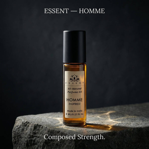 Essent Pour Homme 8 ml roll-on attar bottle — fresh citrus