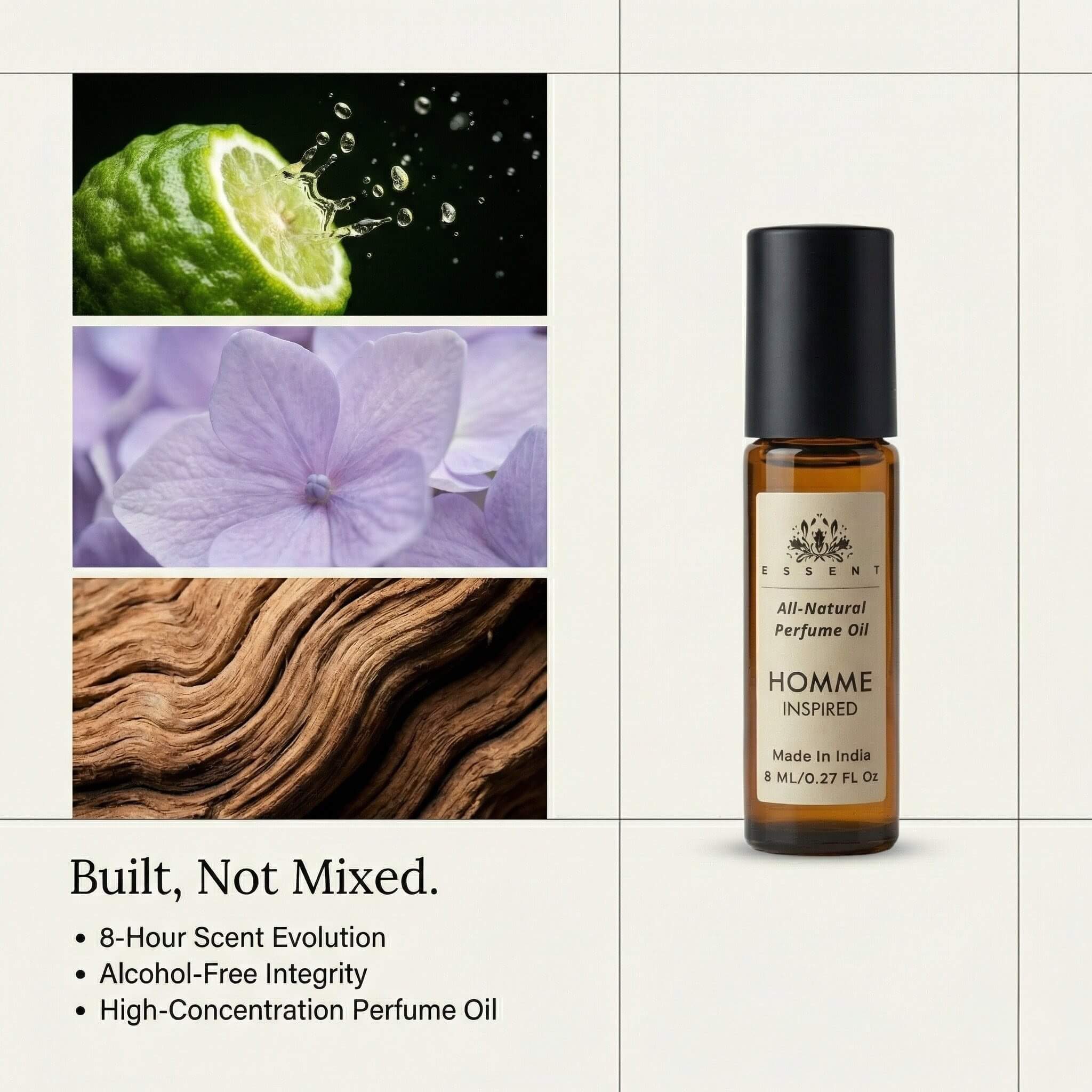 Essent Versace Pour Homme-Inspired Roll-On Attar / Perfume Oil