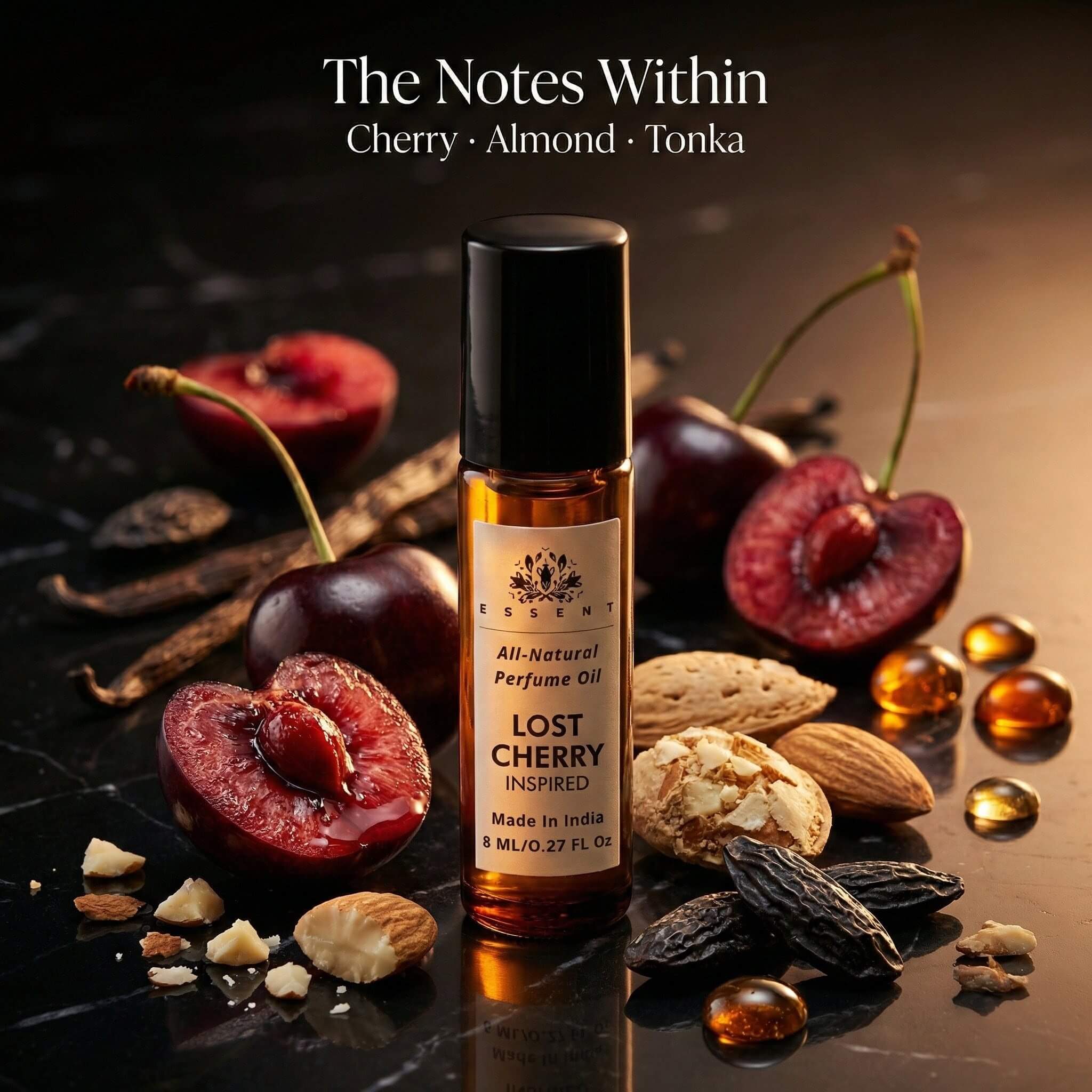 Essent Lost Cherry-Inspired Roll-On Attar/ Perfume Oil