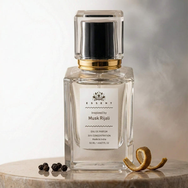 Essent Musk Rijali 100 ml eau de parfum bottle — musk