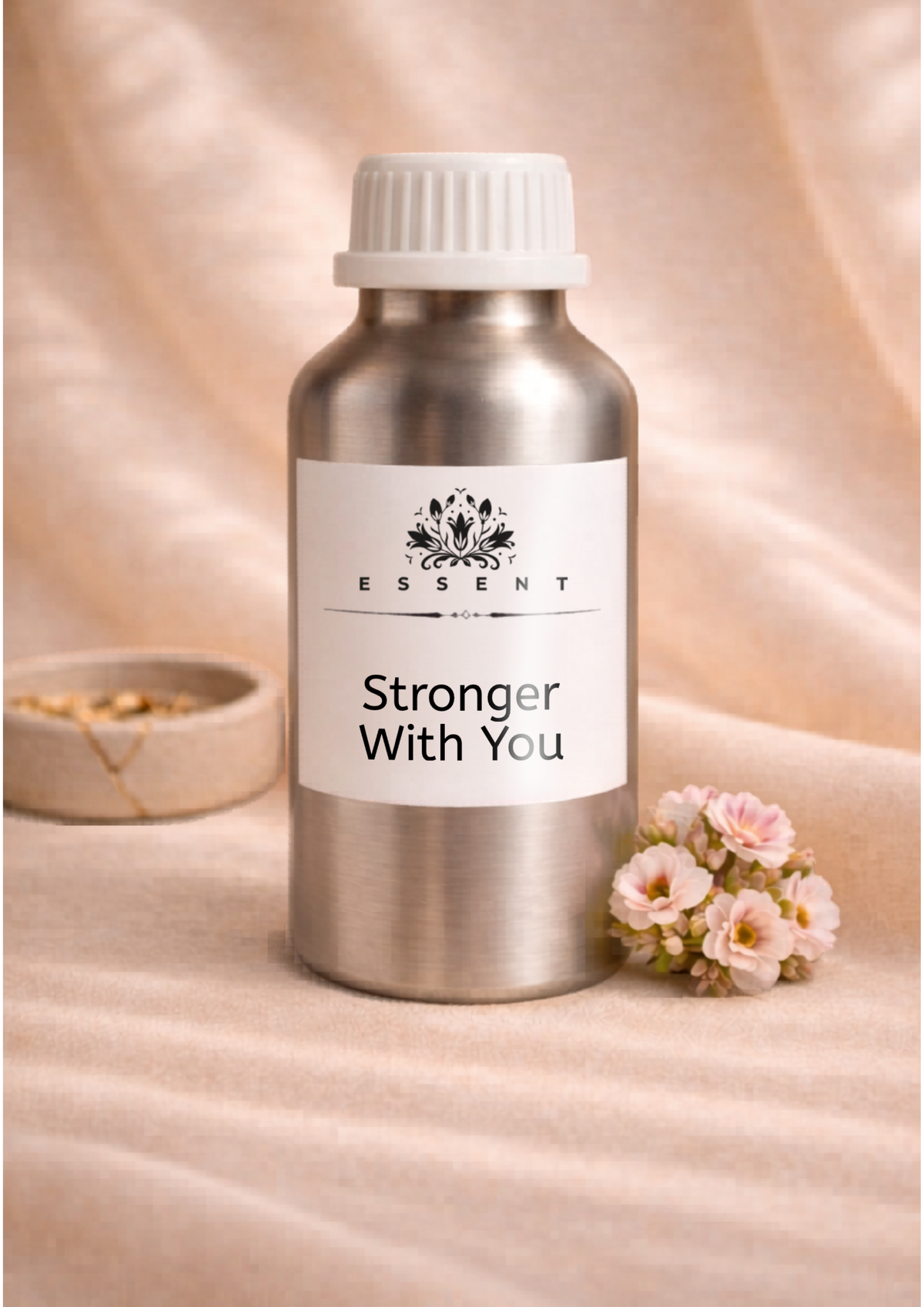 Essent Stronger With You 8 ml roll-on attar bottle — spicy oriental