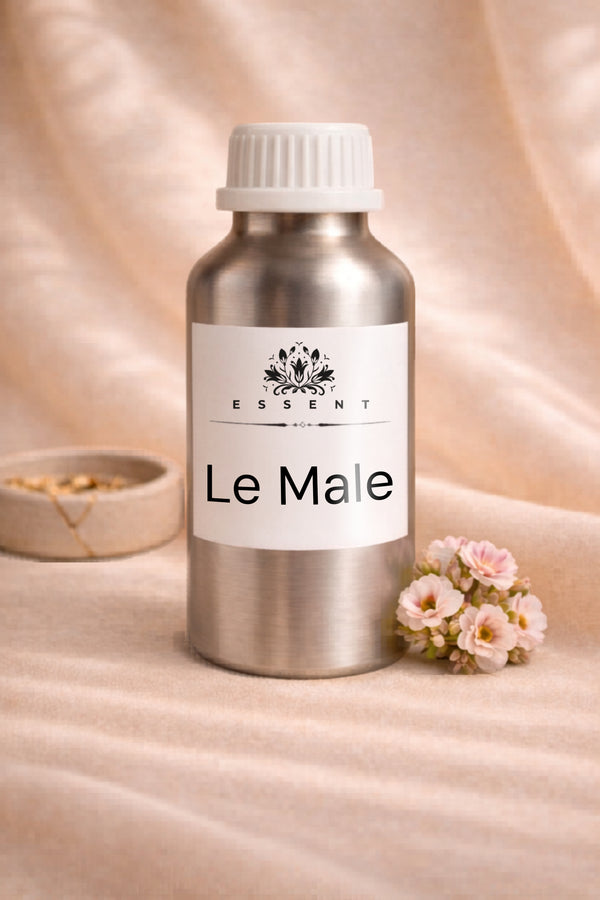 Essent Le Male 8 ml roll-on attar bottle — amber oriental