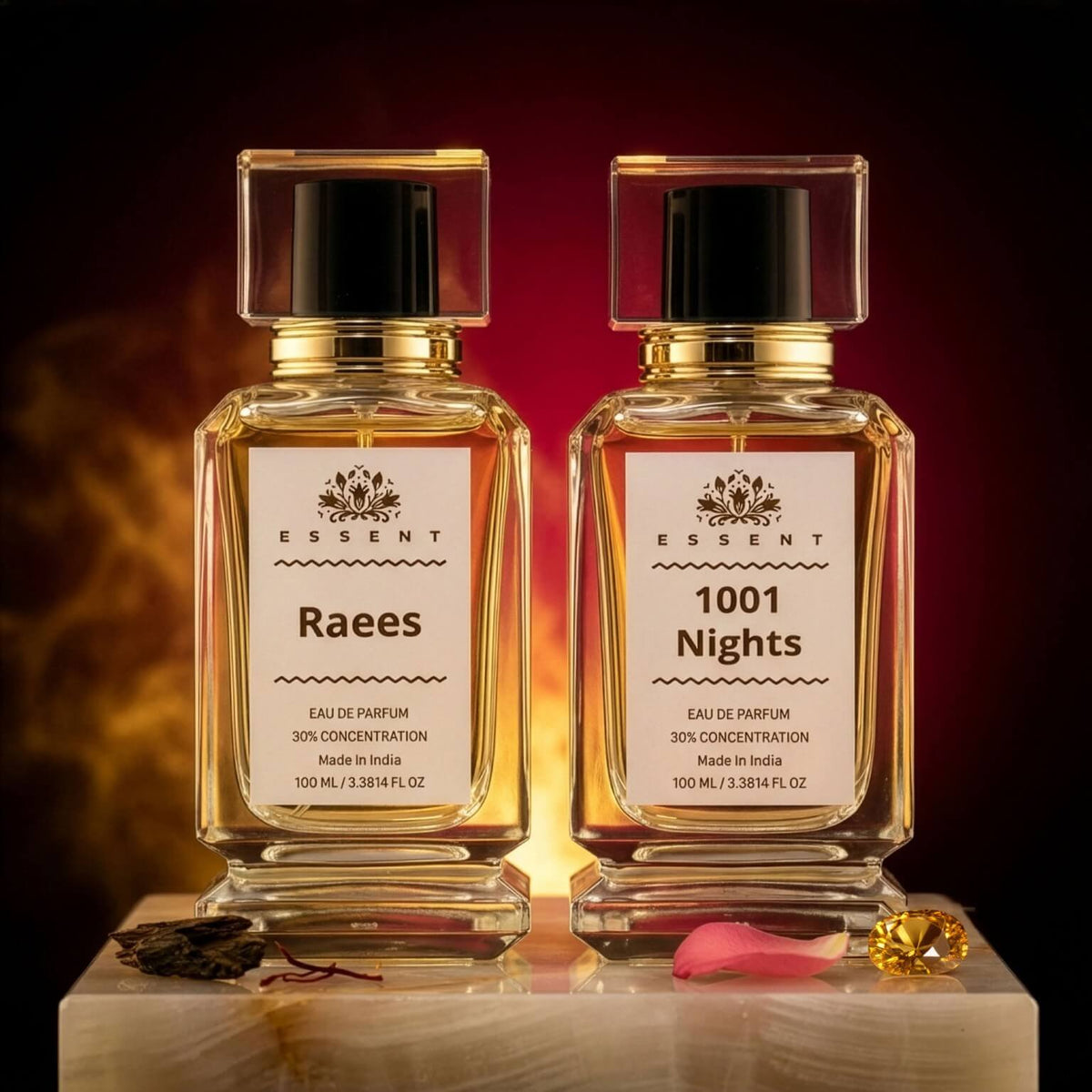 Essent The Power Couple: His & Hers Duo 50 ml roll-on attar bottle — signature blend