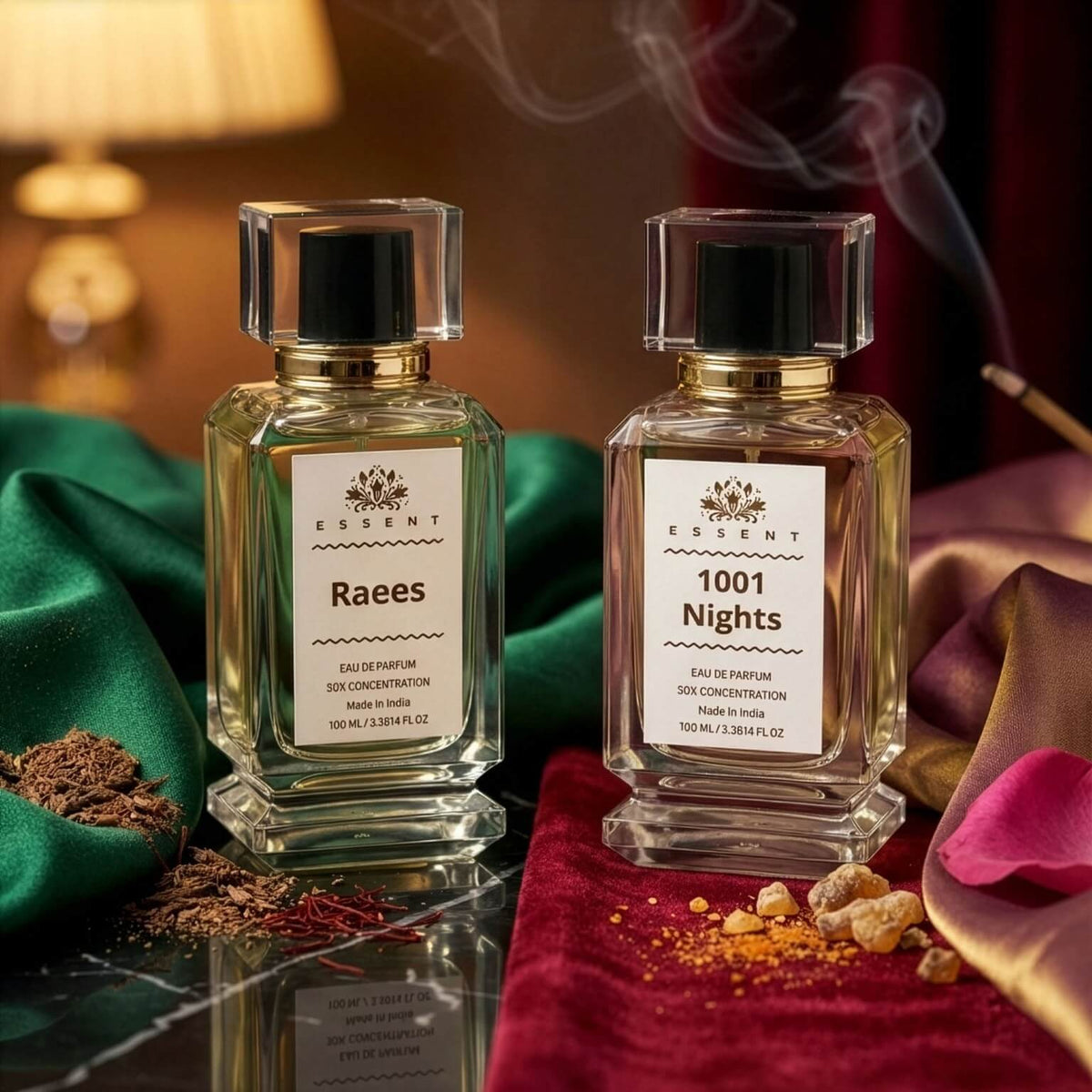 Essent The Power Couple: His & Hers Duo 50 ml roll-on attar bottle — signature blend, view 2