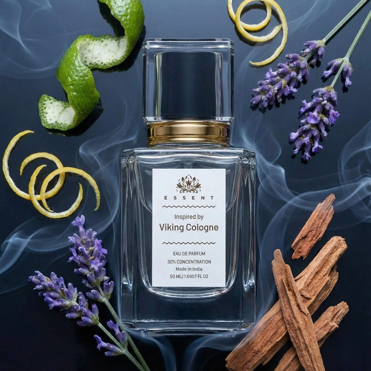 Essent Viking Cologne 100 ml eau de parfum bottle — fresh citrus, view 5