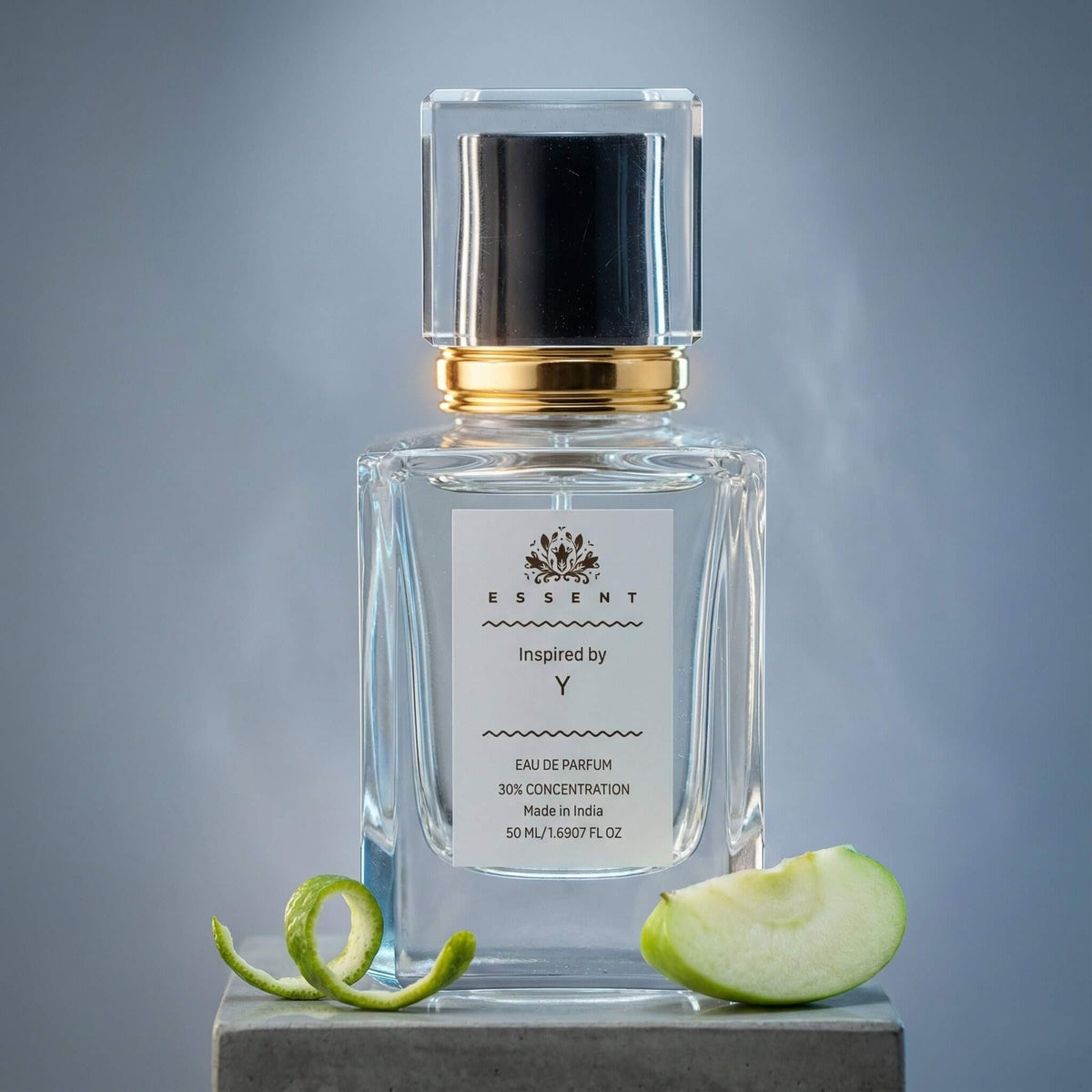 Essent Y 100 ml eau de parfum bottle — fresh citrus