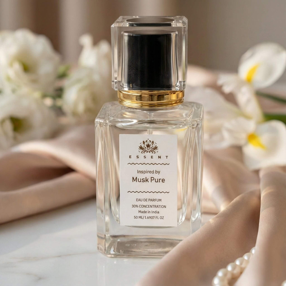 Essent Musk Pure 100 ml eau de parfum bottle — musk, view 2