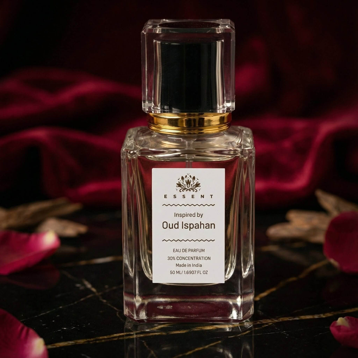 Essent Oud Ispahan 100 ml eau de parfum bottle — oud & amber, view 2