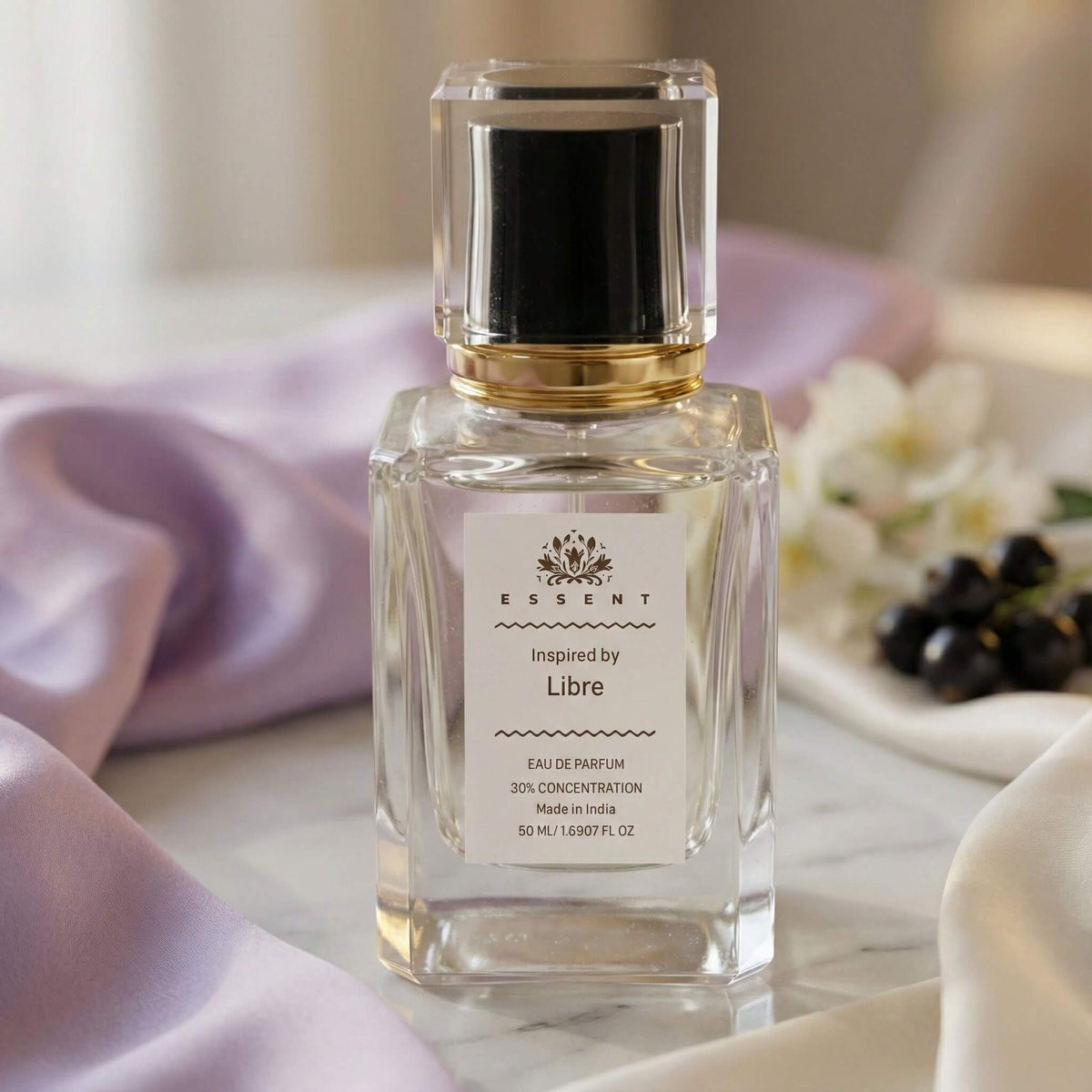 Essent Libre 100 ml eau de parfum bottle — fresh citrus, view 3