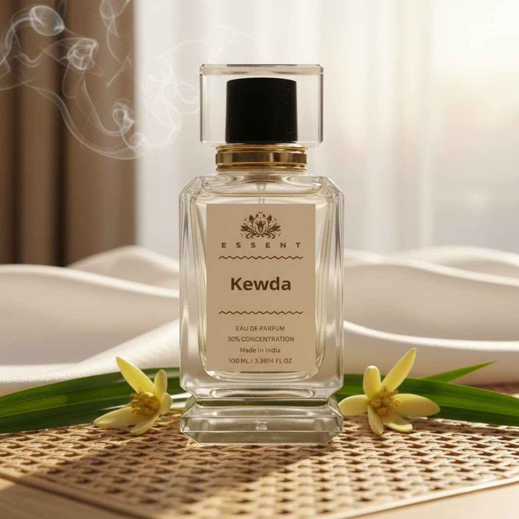 Essent Kewda 30 ml eau de parfum bottle — white floral, view 3