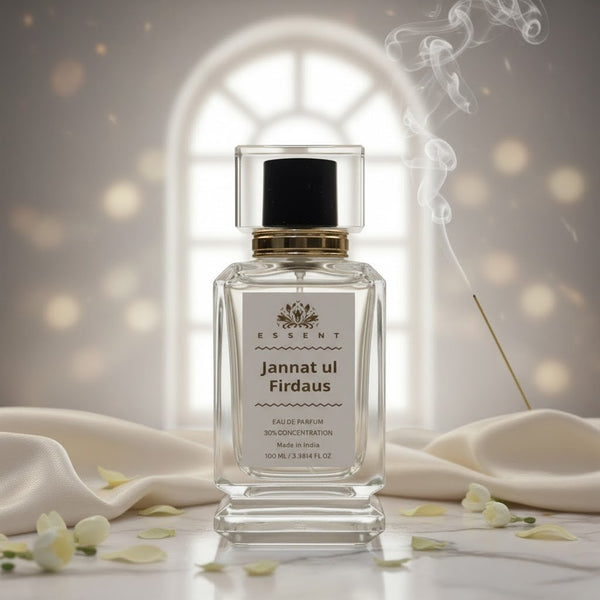 Essent Jannat-ul-Firdaus 30 ml eau de parfum bottle — fresh citrus