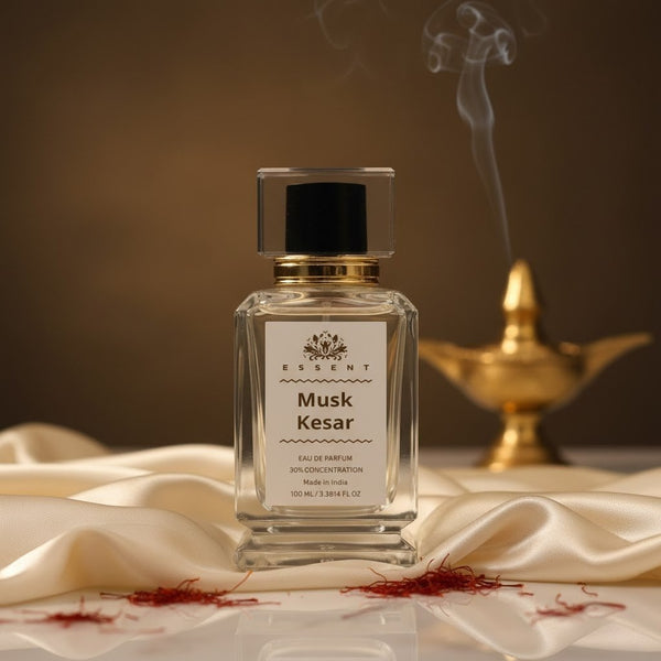 Essent Musk Kesar 30 ml eau de parfum bottle — musk