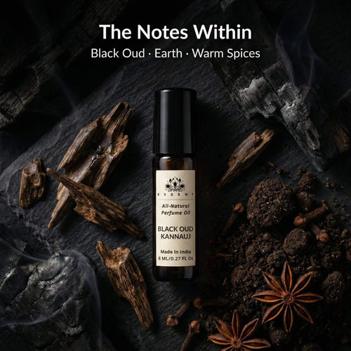 Essent Black Oud Kannauj Roll-On Attar/ Perfume Oil