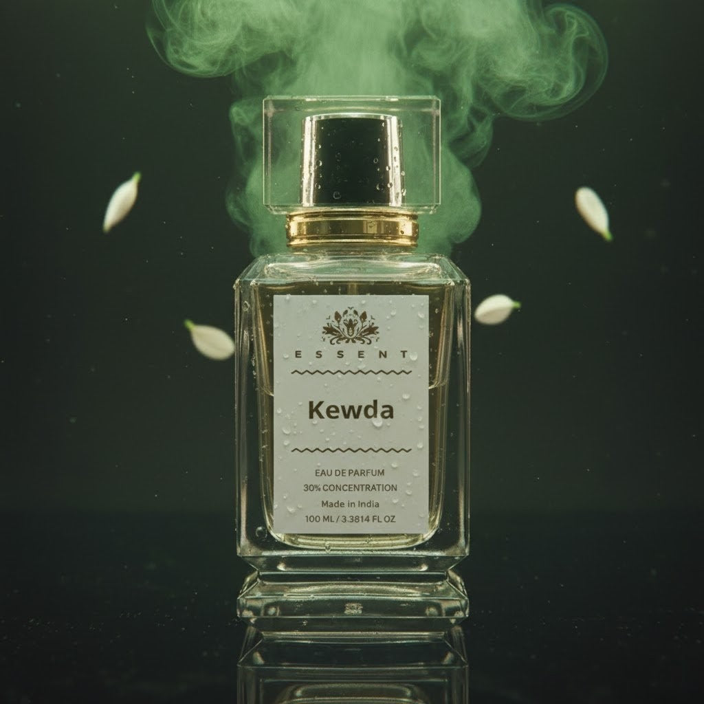 Essent Kewda 30 ml eau de parfum bottle — white floral, view 2