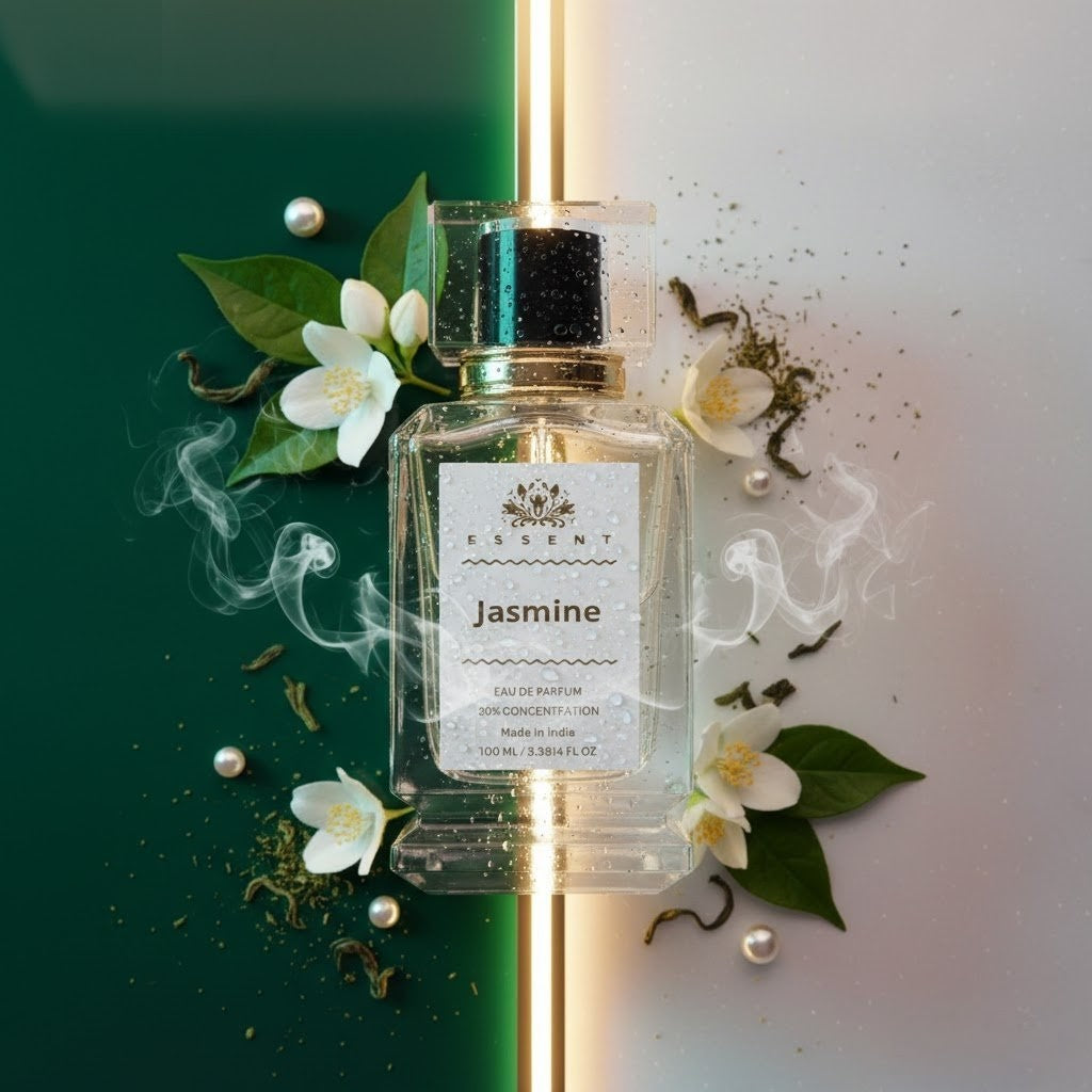 Essent Jasmine 30 ml eau de parfum bottle — white floral, view 4
