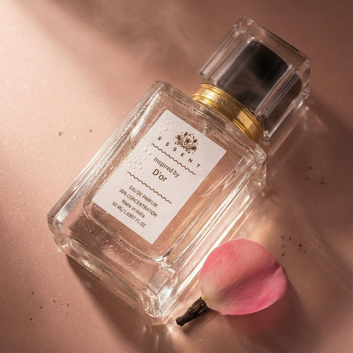 Essent Miss D'or 100 ml eau de parfum bottle — fresh citrus, view 4
