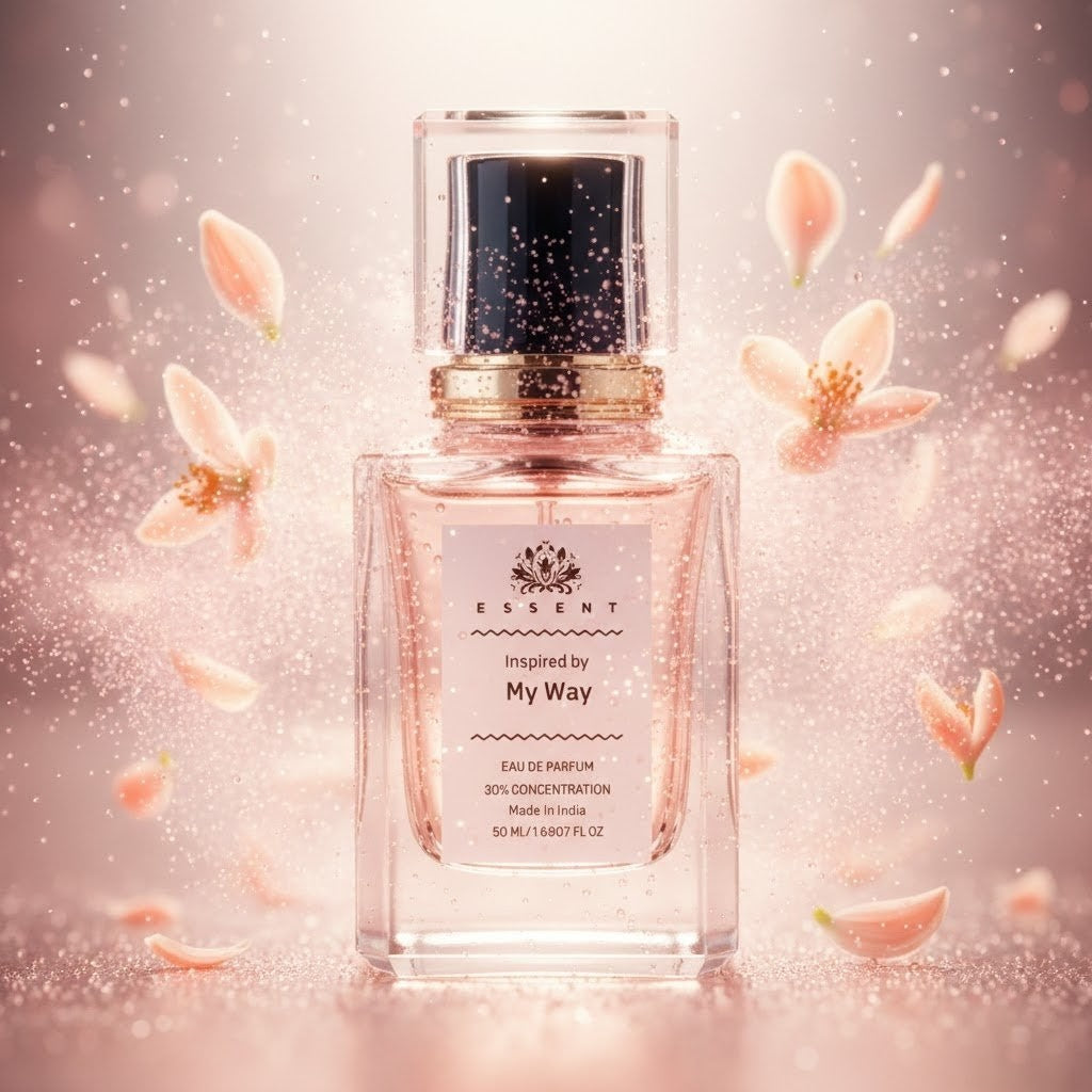 Essent My Way 100 ml eau de parfum bottle — white floral, view 3