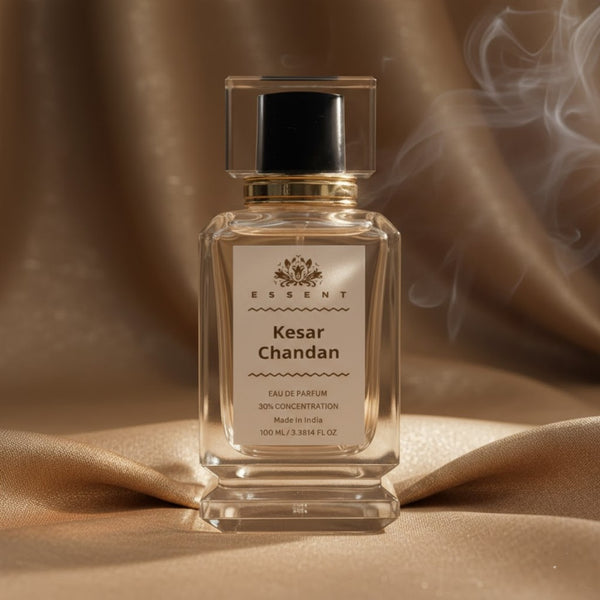 Essent Kesar Chandan 30 ml eau de parfum bottle — spicy oriental