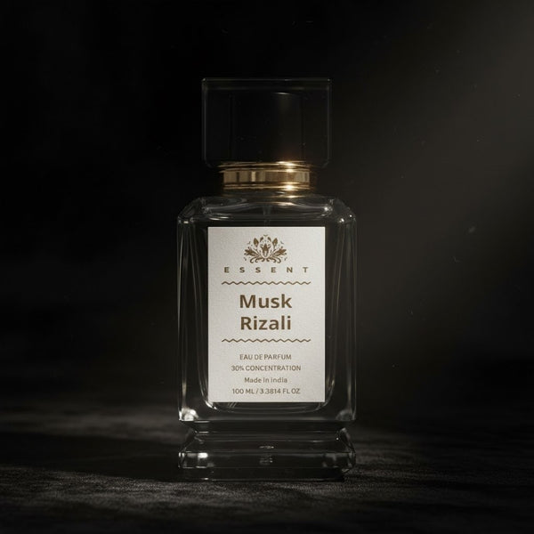 Essent Musk Rizali 30 ml eau de parfum bottle — floral