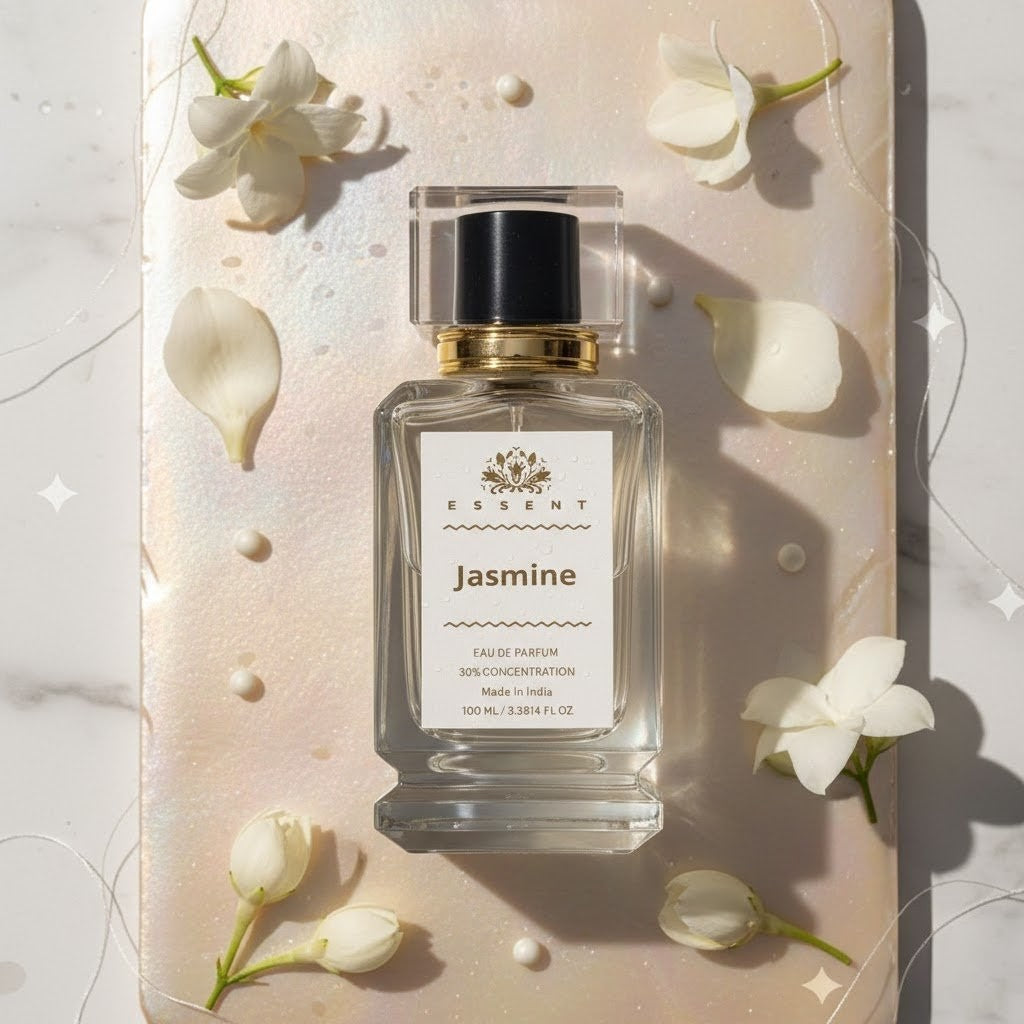 Essent Jasmine 30 ml eau de parfum bottle — white floral, view 2
