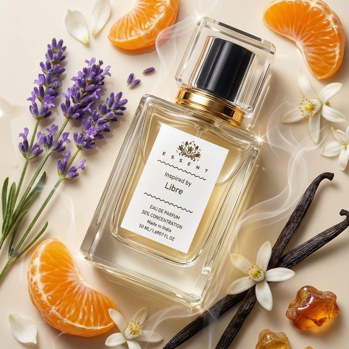 Essent Libre 100 ml eau de parfum bottle — fresh citrus, view 5