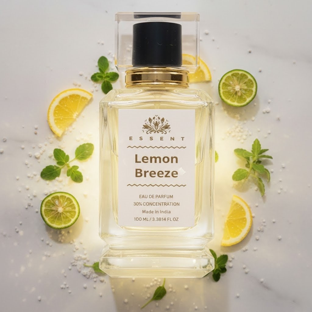 Essent Lemon Breeze For Her 30 ml eau de parfum bottle — fresh citrus, view 4