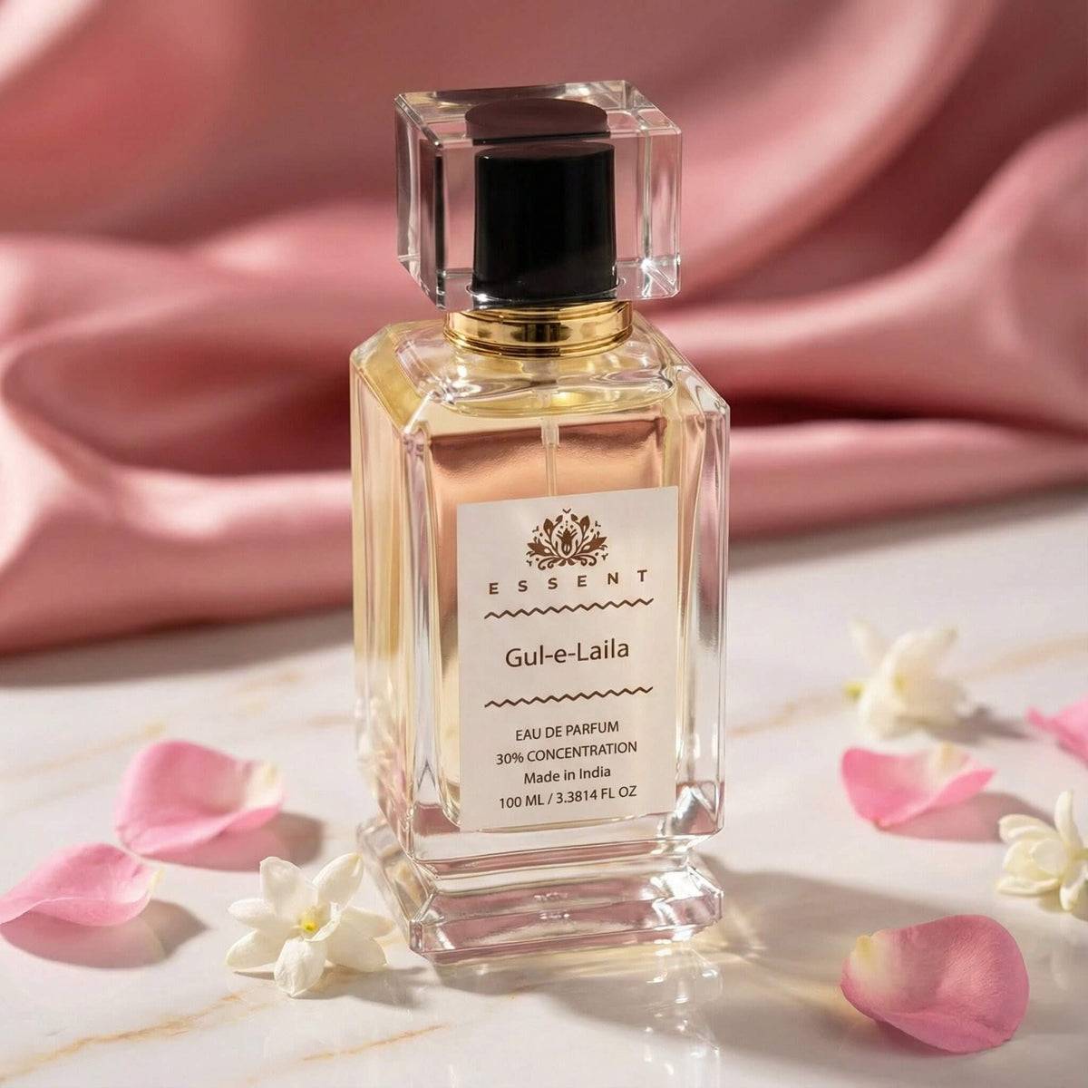 Essent Gul-e-Laila 30 ml eau de parfum bottle — rose oriental, view 2