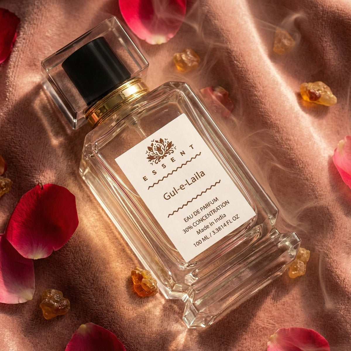 Essent Gul-e-Laila 30 ml eau de parfum bottle — rose oriental, view 4