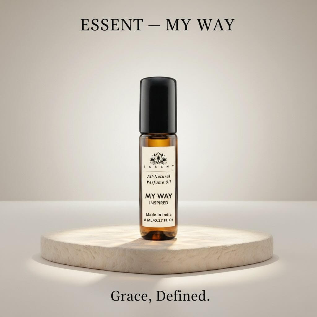 Essent My Way 8 ml roll-on attar bottle — white floral