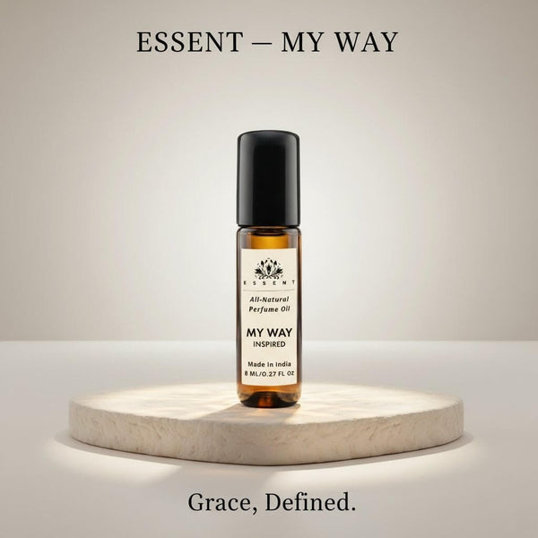 Essent My Way 8 ml roll-on attar bottle — white floral