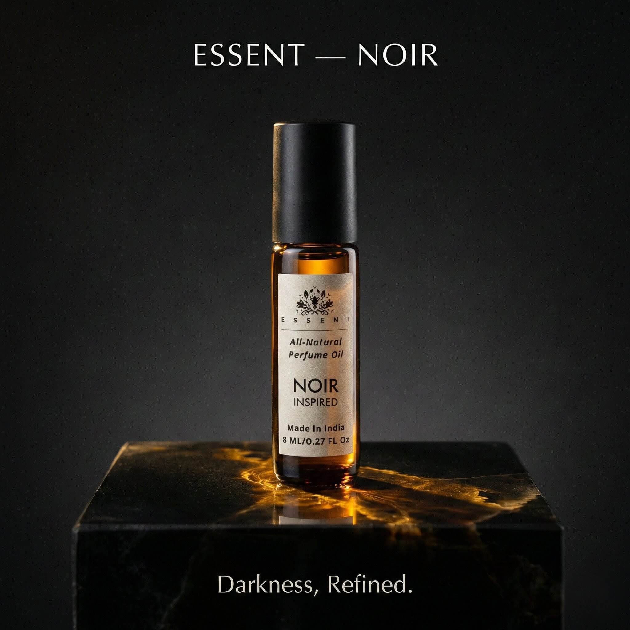 Essent Noir-Inspired Unisex Roll-On Attar/ Perfume Oil