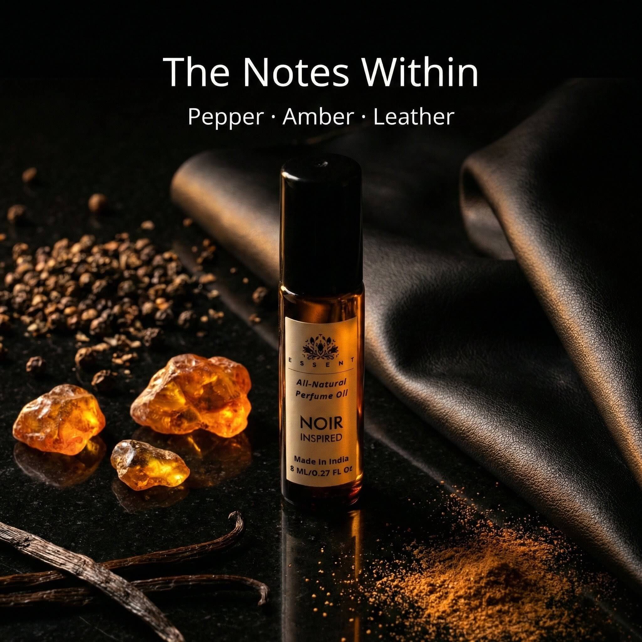 Essent Noir-Inspired Unisex Roll-On Attar/ Perfume Oil