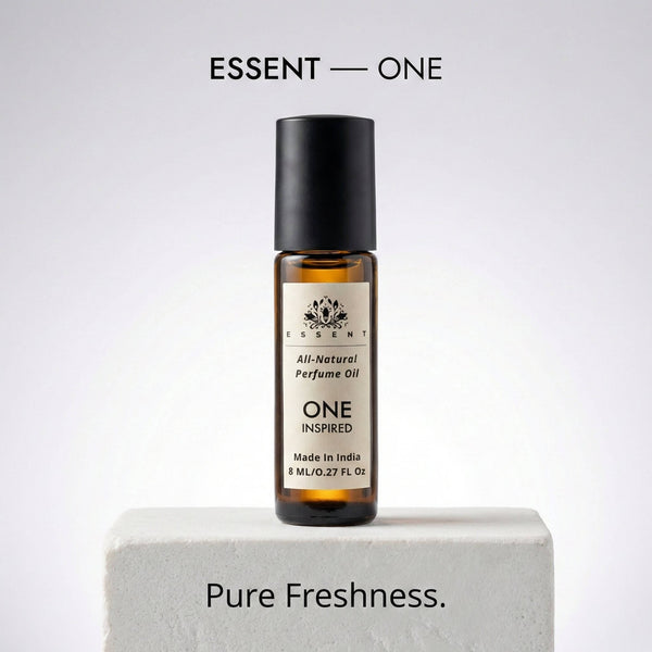 Essent One 8 ml roll-on attar bottle — fresh citrus