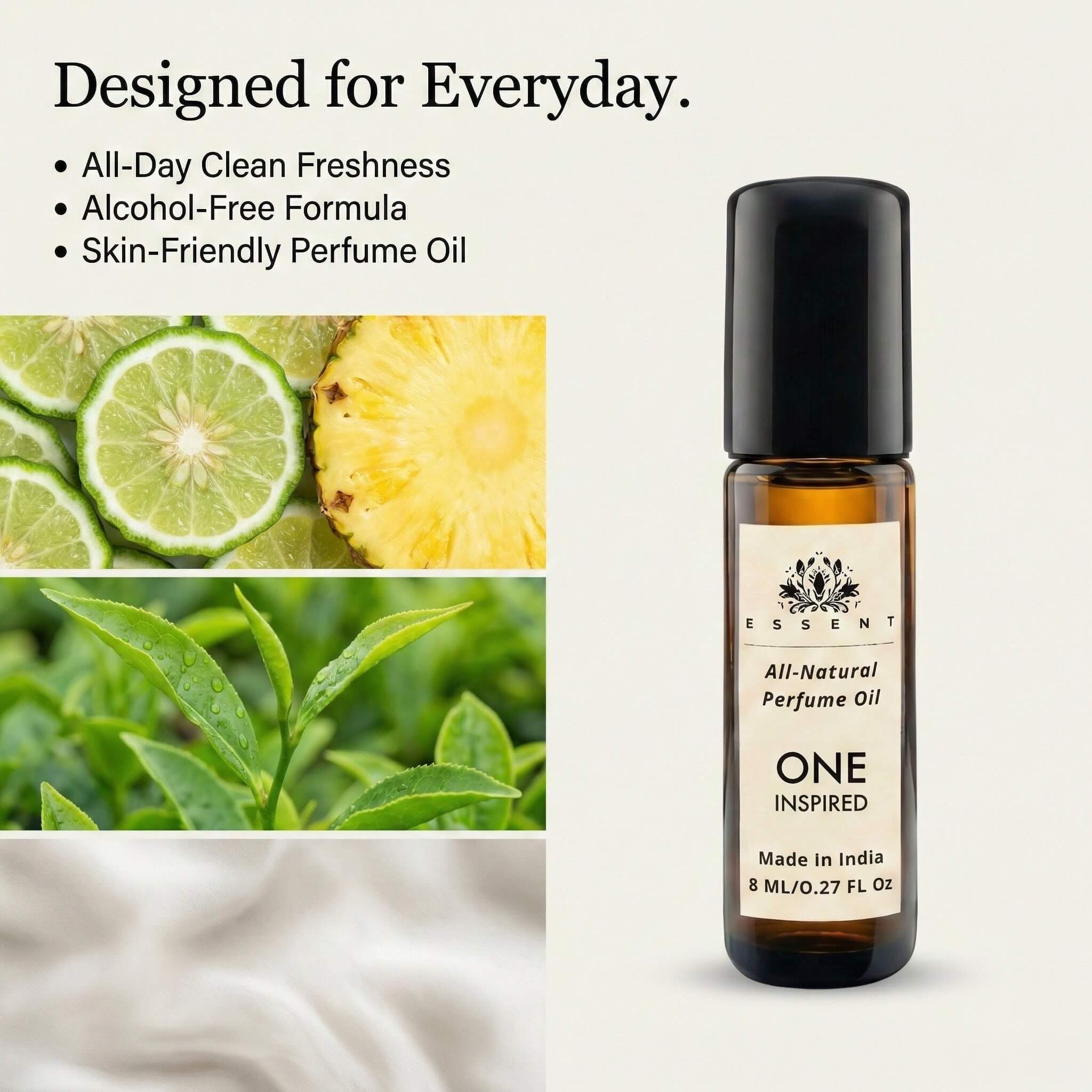 Essent One-Inspired Unisex Roll-On Attar/ Perfume Oil