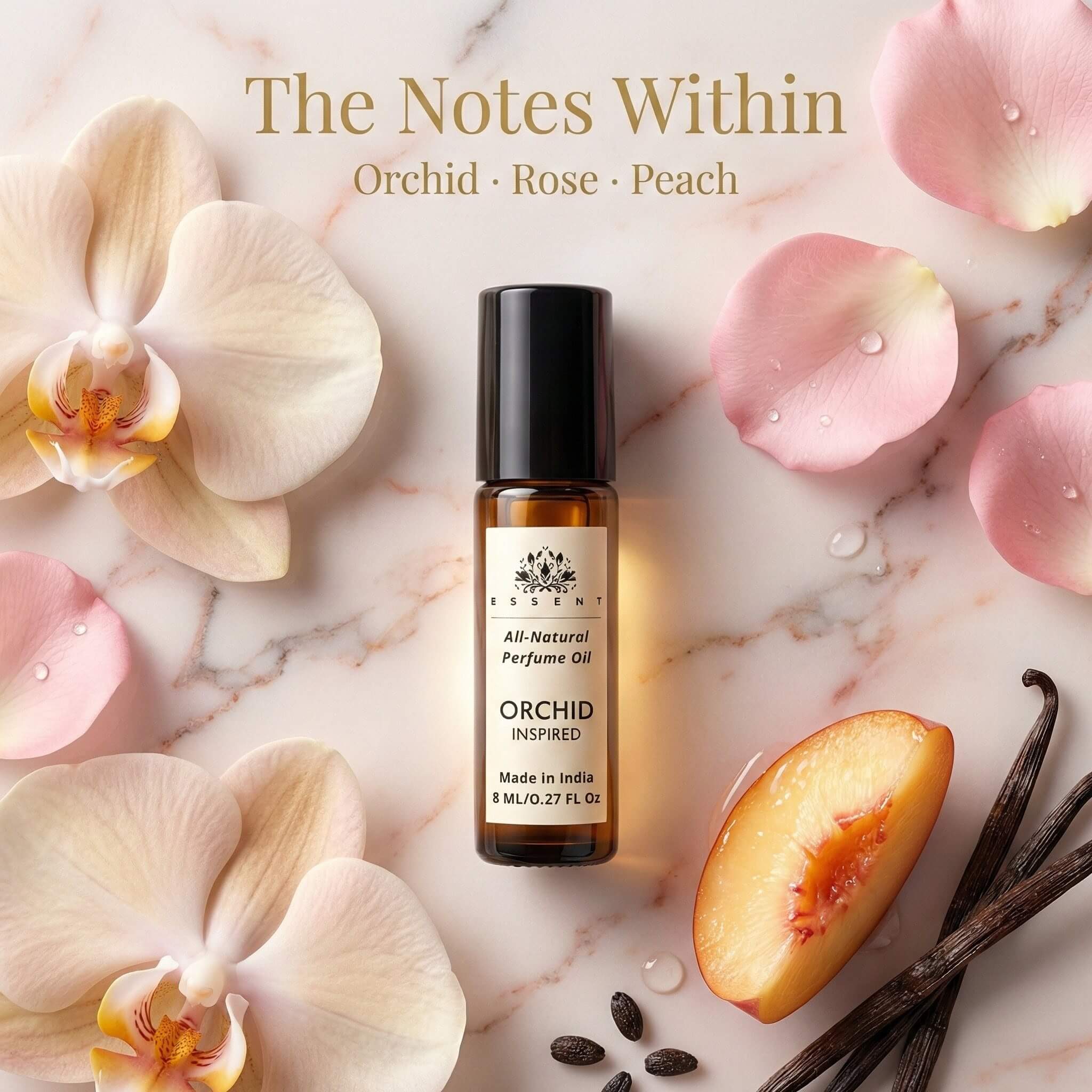 Essent Orchid-Inspired Women’s Roll-On Attar/ Perfume Oil