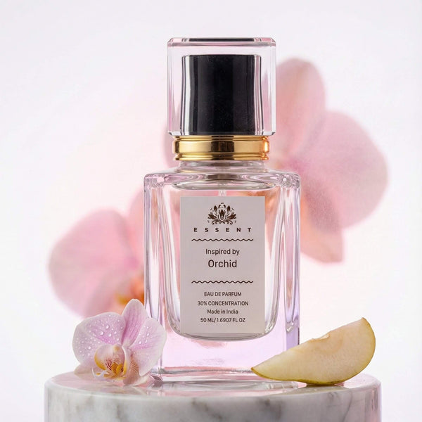 Essent Orchid 100 ml eau de parfum bottle — fresh citrus