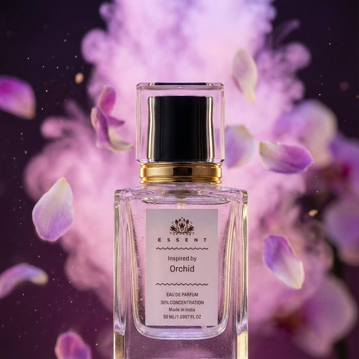 Essent Orchid 100 ml eau de parfum bottle — fresh citrus, view 3