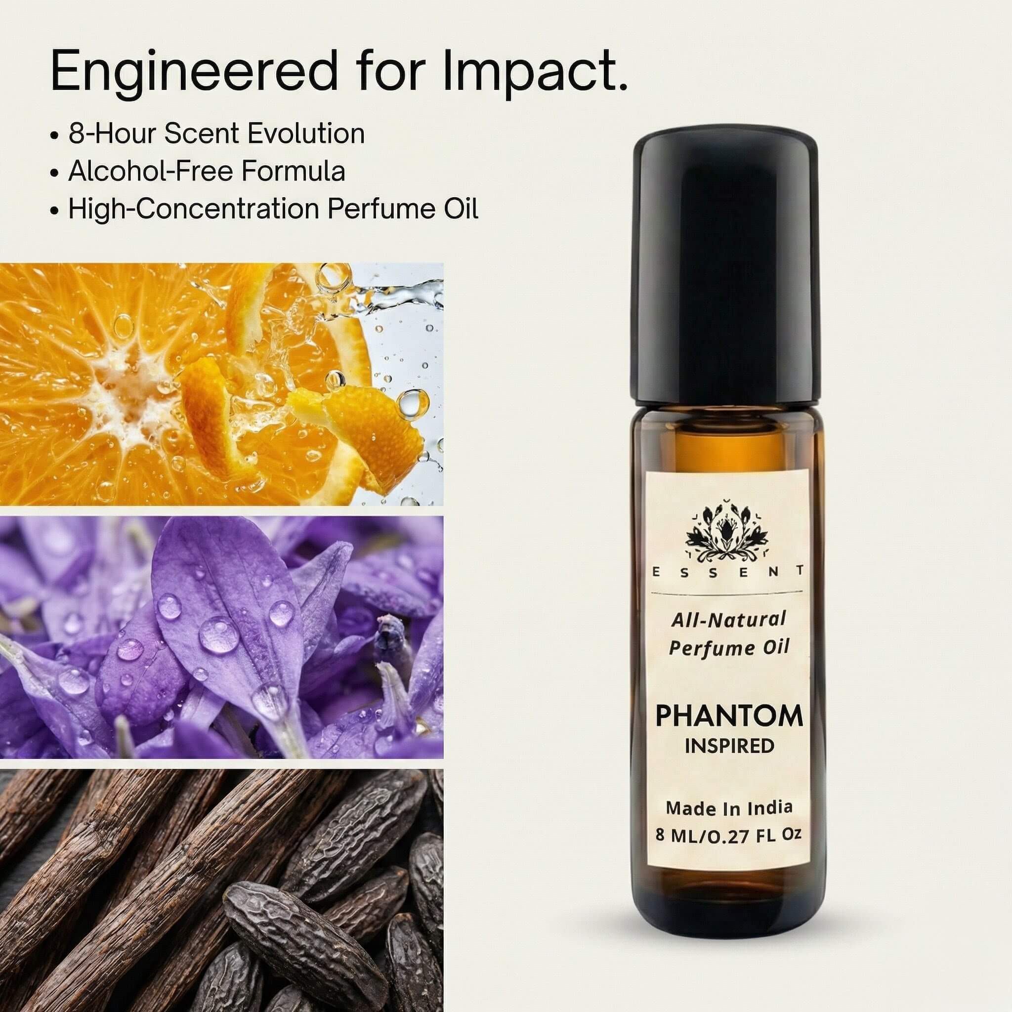 Essent Phantom-Inspired Roll-On Attar/ Perfume Oil