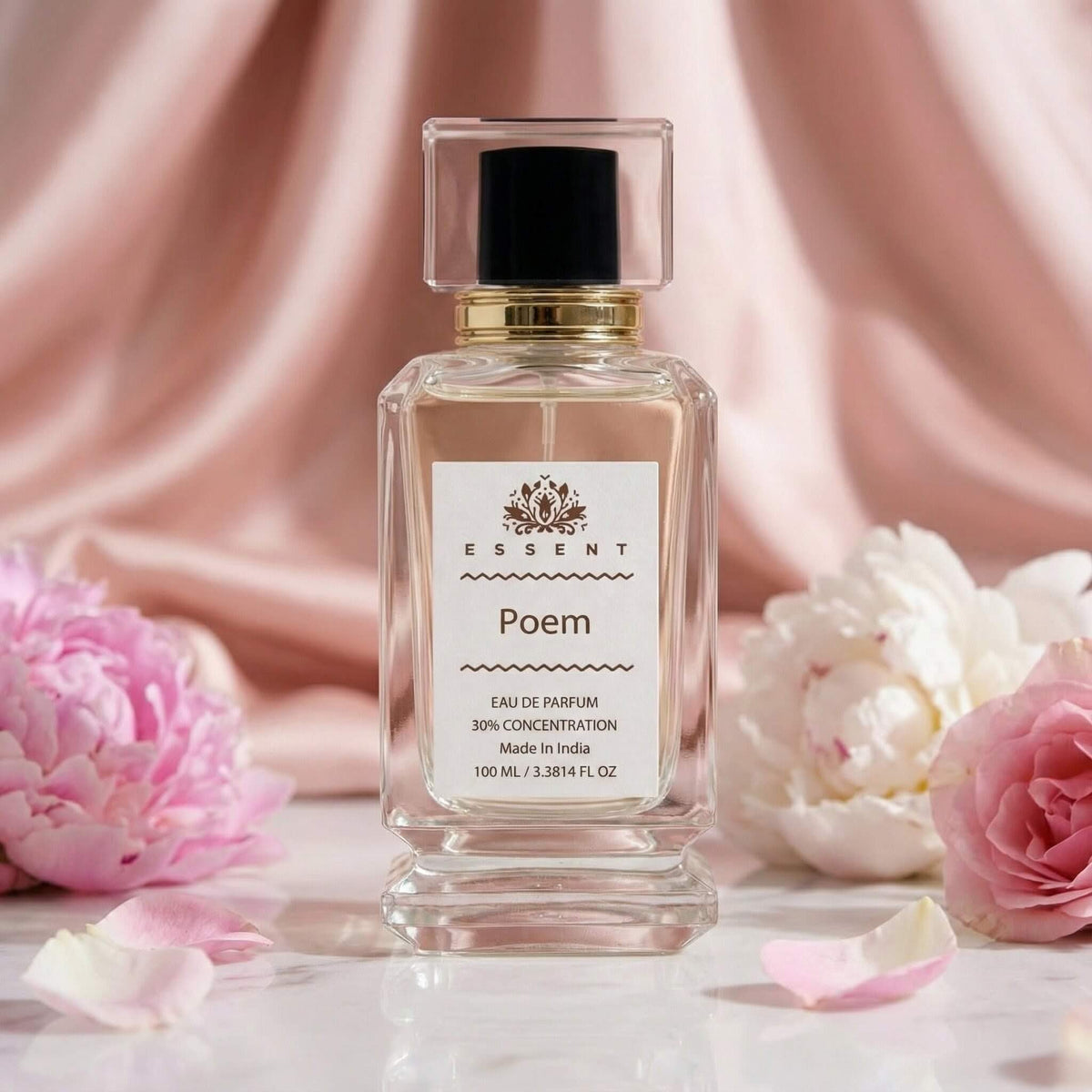 Essent Poem 30 ml eau de parfum bottle — white floral, view 2