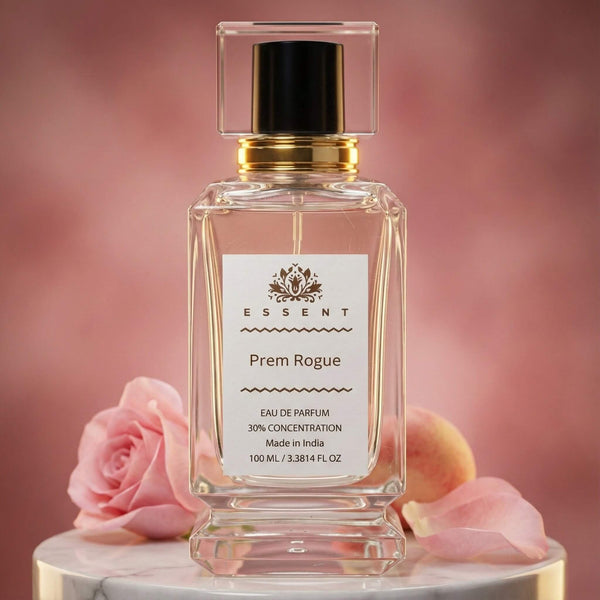 Essent Prem Rogue 30 ml eau de parfum bottle — white floral