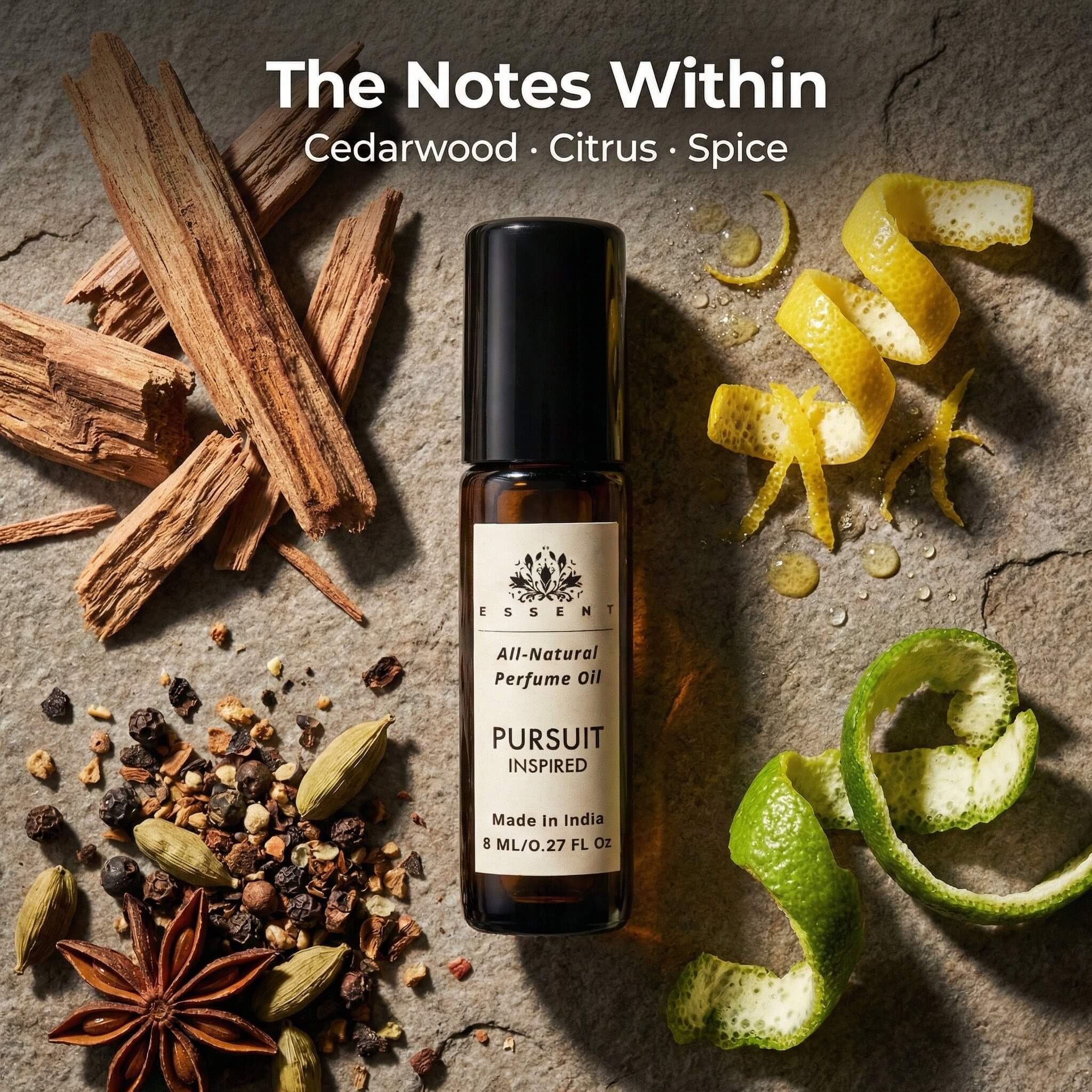 Essent Pursuit-Inspired Unisex Roll-On Attar/ Perfume Oil
