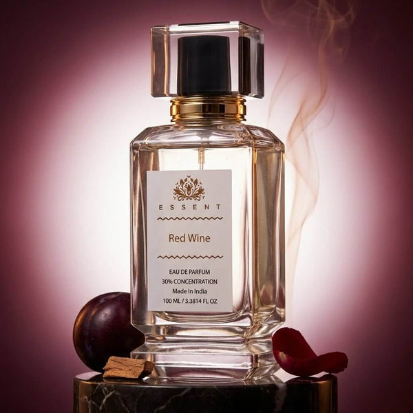Essent Red Wine 30 ml eau de parfum bottle — fruity floral