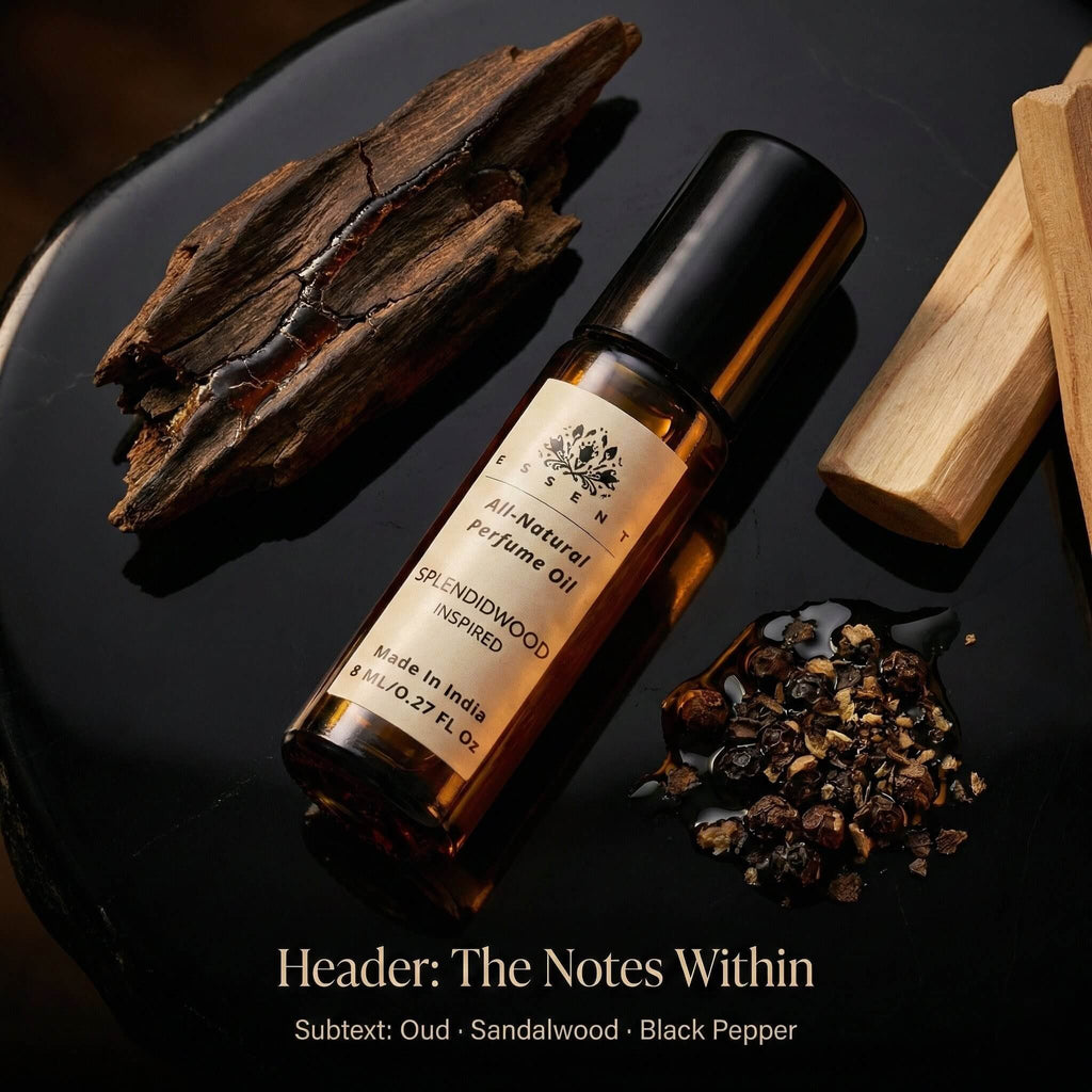 Essent Splendidwood-Inspired Unisex Roll-On Attar/ Perfume Oil